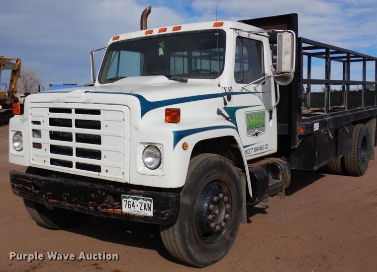 image for item DF8242 1984 International 1954  flatbed truck