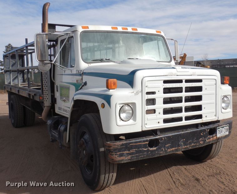 image for item DF8242 1984 International 1954  flatbed truck