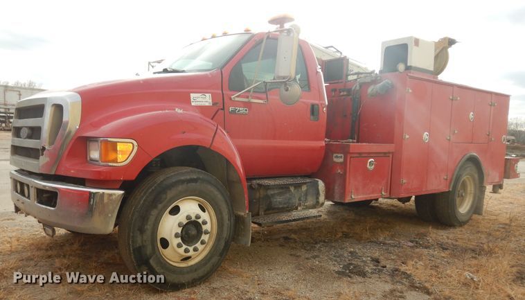 image for item DI6889 2009 Ford F750 Super Duty XL  utility / service truck