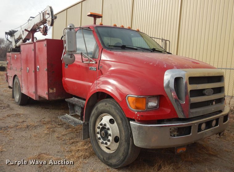 image for item DI6889 2009 Ford F750 Super Duty XL  utility / service truck