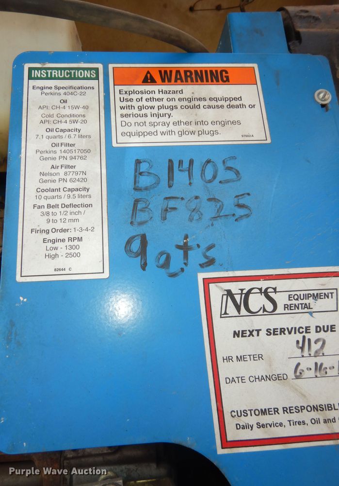 image for item DI6895 2007 Genie Z60/34  boom lift