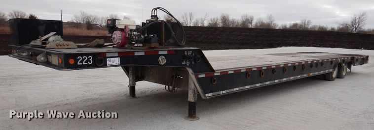 image for item DK2053 1995 Trail-Eze DHT7048  drop deck equipment trailer