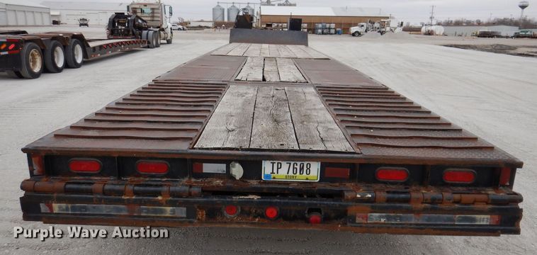image for item DK2053 1995 Trail-Eze DHT7048  drop deck equipment trailer