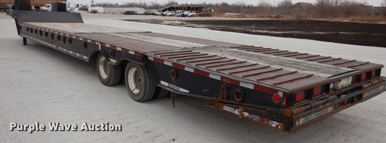 image for item DK2053 1995 Trail-Eze DHT7048  drop deck equipment trailer