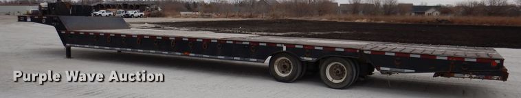 image for item DK2053 1995 Trail-Eze DHT7048  drop deck equipment trailer