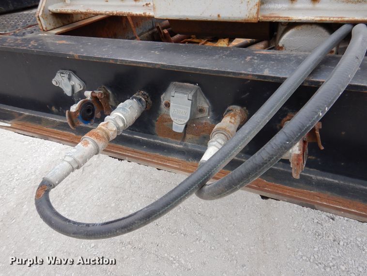 image for item DK2053 1995 Trail-Eze DHT7048  drop deck equipment trailer