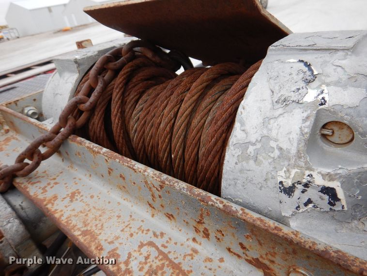 image for item DK2053 1995 Trail-Eze DHT7048  drop deck equipment trailer