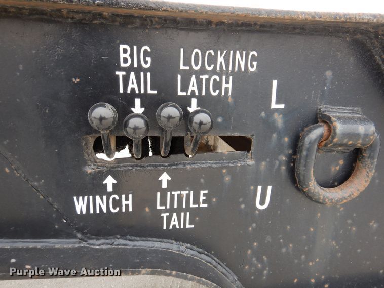 image for item DK2053 1995 Trail-Eze DHT7048  drop deck equipment trailer