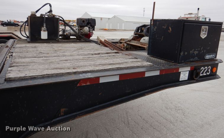 image for item DK2053 1995 Trail-Eze DHT7048  drop deck equipment trailer