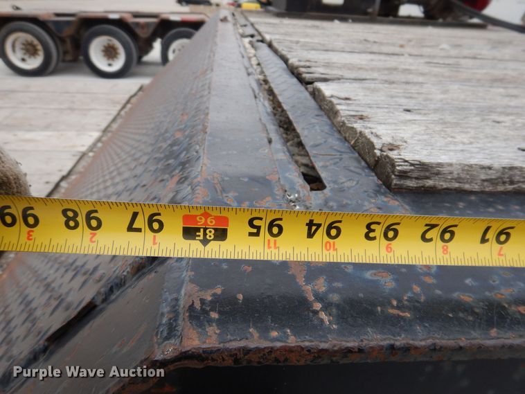 image for item DK2053 1995 Trail-Eze DHT7048  drop deck equipment trailer