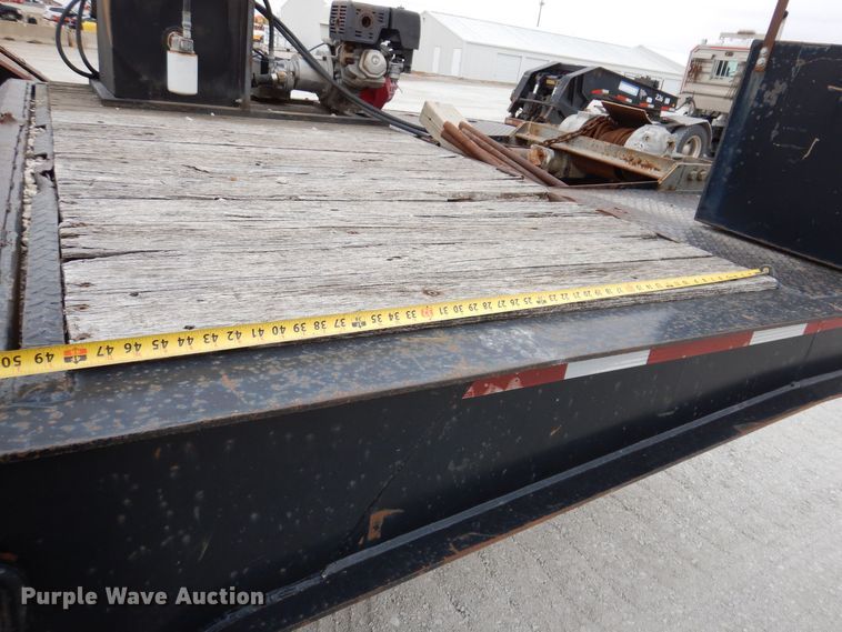 image for item DK2053 1995 Trail-Eze DHT7048  drop deck equipment trailer