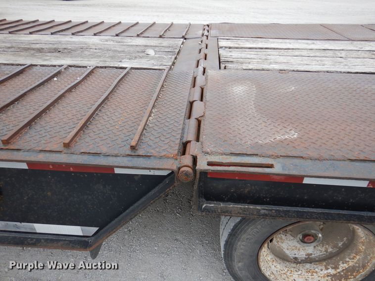 image for item DK2053 1995 Trail-Eze DHT7048  drop deck equipment trailer