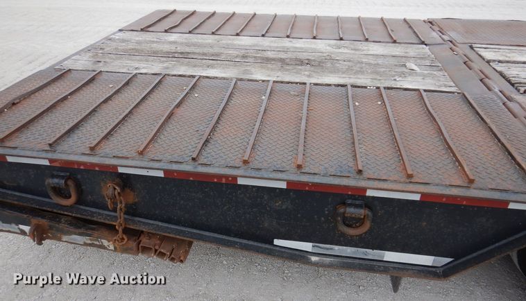 image for item DK2053 1995 Trail-Eze DHT7048  drop deck equipment trailer