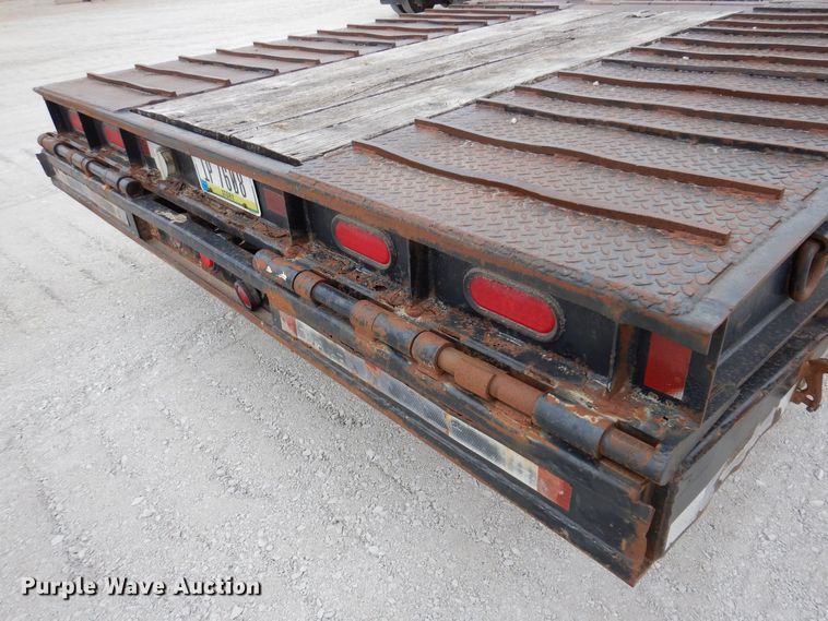 image for item DK2053 1995 Trail-Eze DHT7048  drop deck equipment trailer
