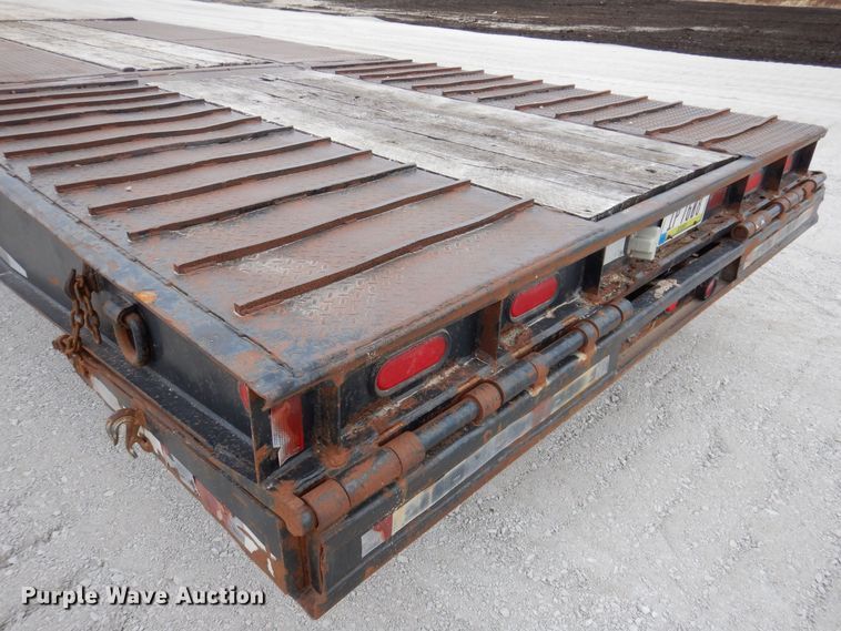 image for item DK2053 1995 Trail-Eze DHT7048  drop deck equipment trailer
