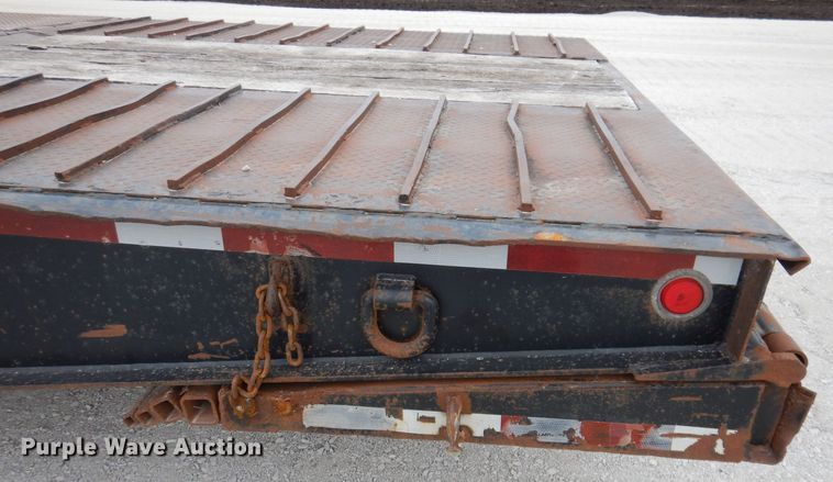 image for item DK2053 1995 Trail-Eze DHT7048  drop deck equipment trailer