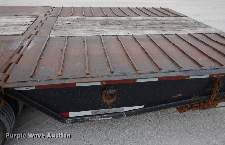 image for item DK2053 1995 Trail-Eze DHT7048  drop deck equipment trailer