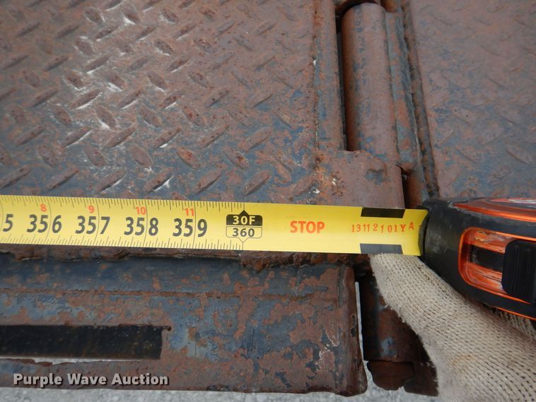 image for item DK2053 1995 Trail-Eze DHT7048  drop deck equipment trailer