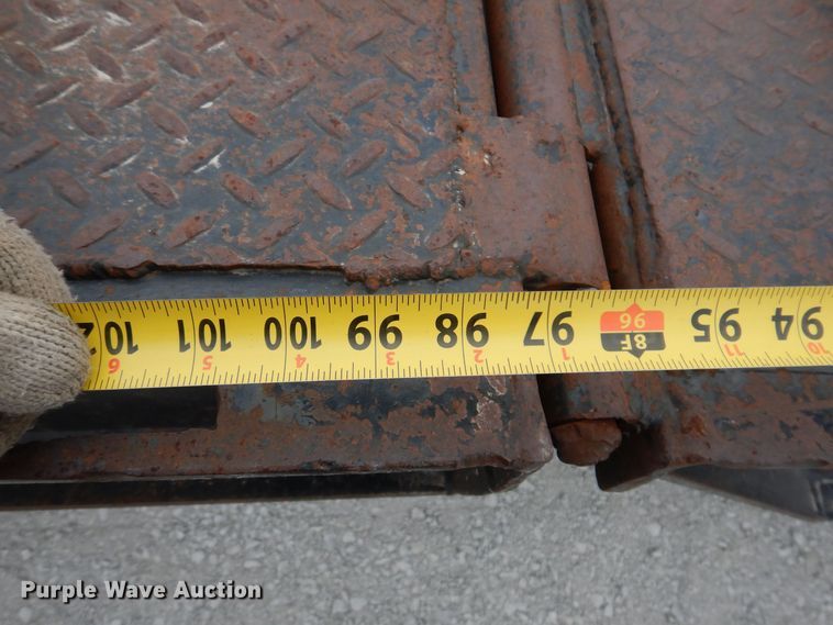 image for item DK2053 1995 Trail-Eze DHT7048  drop deck equipment trailer