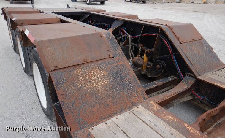 image for item DK2054 2012 Pitts LB52-24D  lowboy equipment trailer