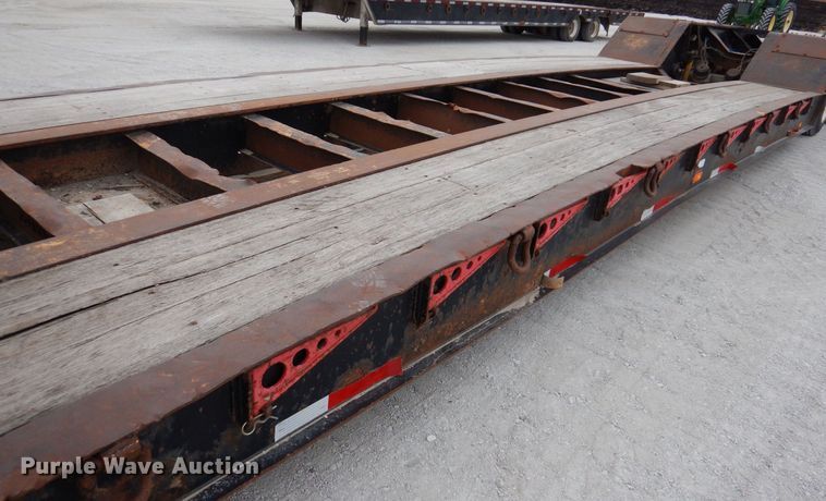 image for item DK2054 2012 Pitts LB52-24D  lowboy equipment trailer