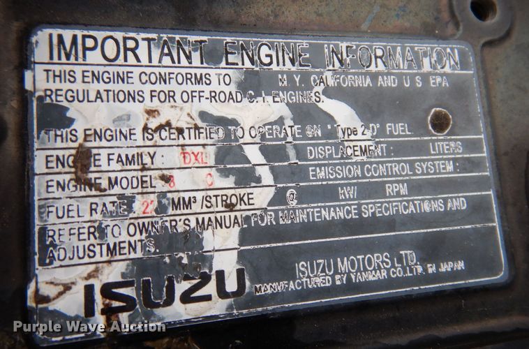 image for item DK2058 2006 Bear Cat BK250D  pothole patcher