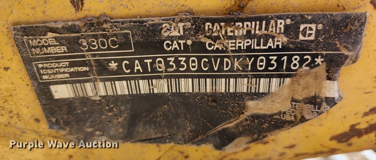 image for item DM4862 2005 Caterpillar 330CL  excavator