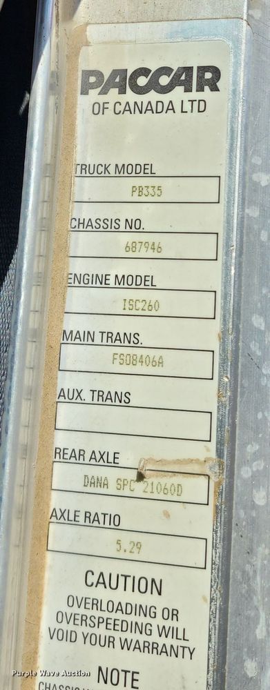 image for item DM4904 2007 Peterbilt 335  dump truck