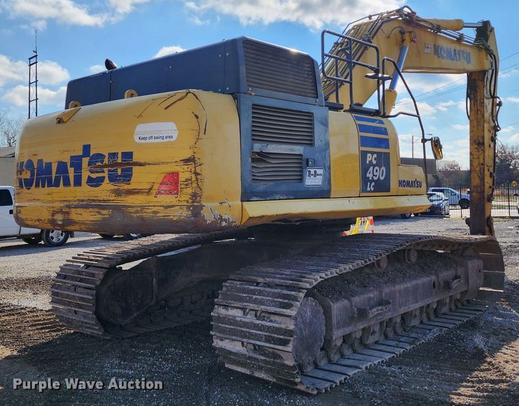 image for item DM4910 2014 Komatsu PC490LC-10  excavator