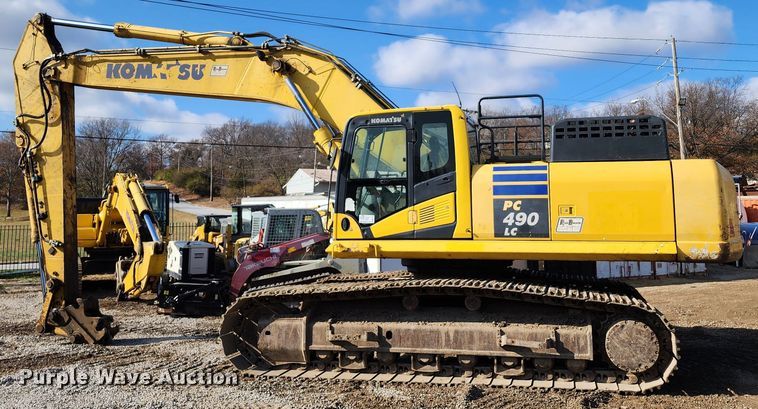 image for item DM4910 2014 Komatsu PC490LC-10  excavator