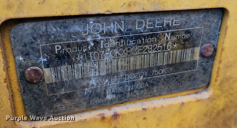 image for item DM4911 John Deere 750K  dozer