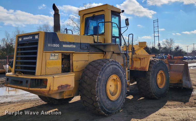 image for item DM4914 1990 Komatsu WA500-1L  wheel loader