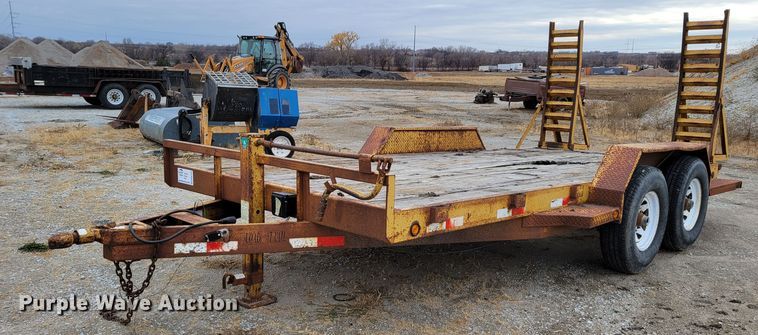 image for item DM8103 2002 Load Trail  equipment trailer