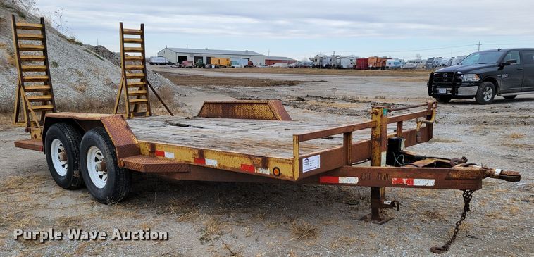 image for item DM8103 2002 Load Trail  equipment trailer