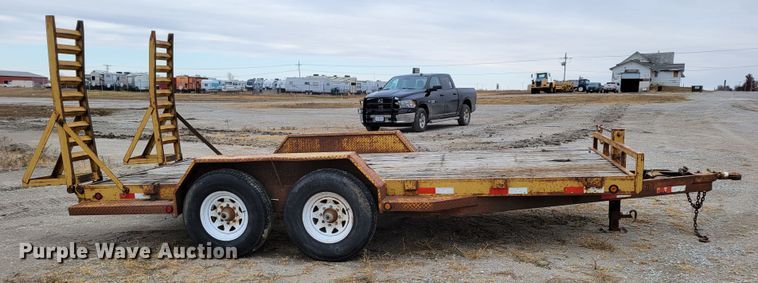 image for item DM8103 2002 Load Trail  equipment trailer