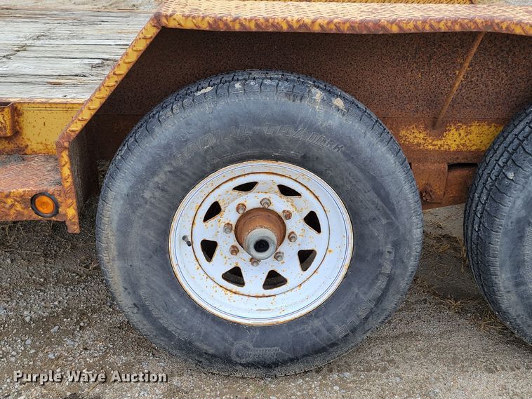 image for item DM8103 2002 Load Trail  equipment trailer