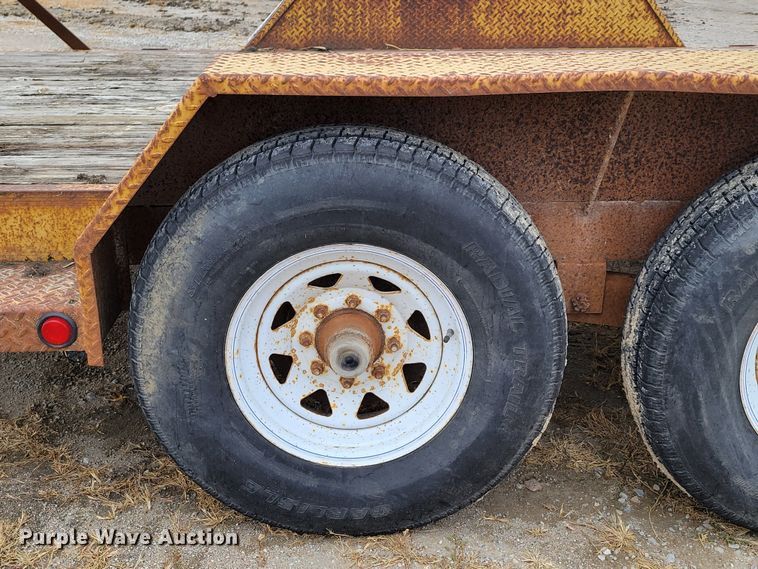 image for item DM8103 2002 Load Trail  equipment trailer