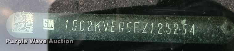 image for item DM8107 2015 Chevrolet Silverado 25000HD  Double Cab pickup truck