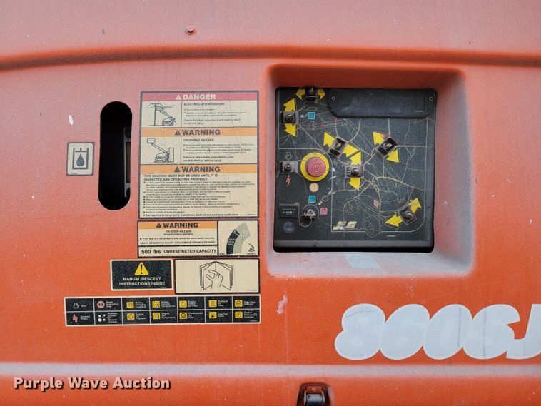 image for item DM8120 2004 JLG 860SJ  boom lift