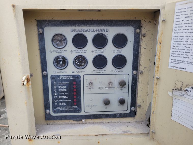 image for item DM8123 Ingersoll Rand  air compressor