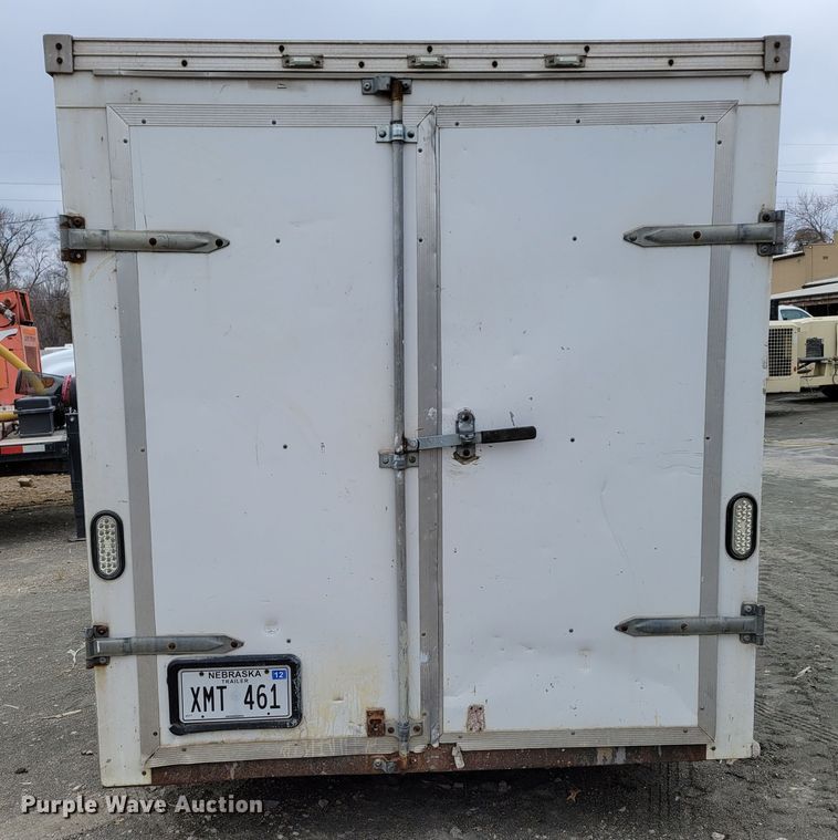 image for item DM8124 2000 Shop built  enclosed cargo trailer