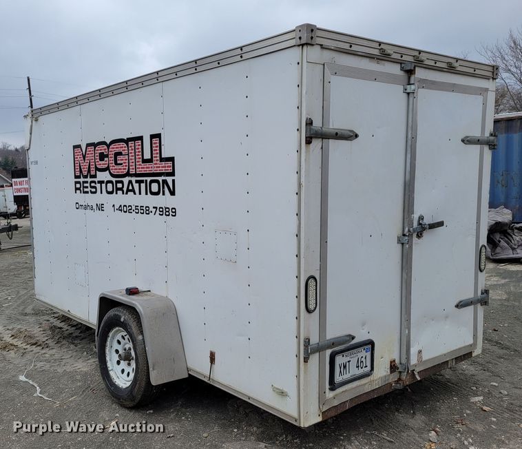 image for item DM8124 2000 Shop built  enclosed cargo trailer