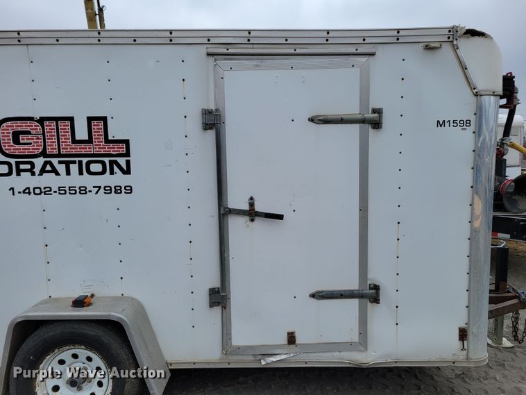 image for item DM8124 2000 Shop built  enclosed cargo trailer