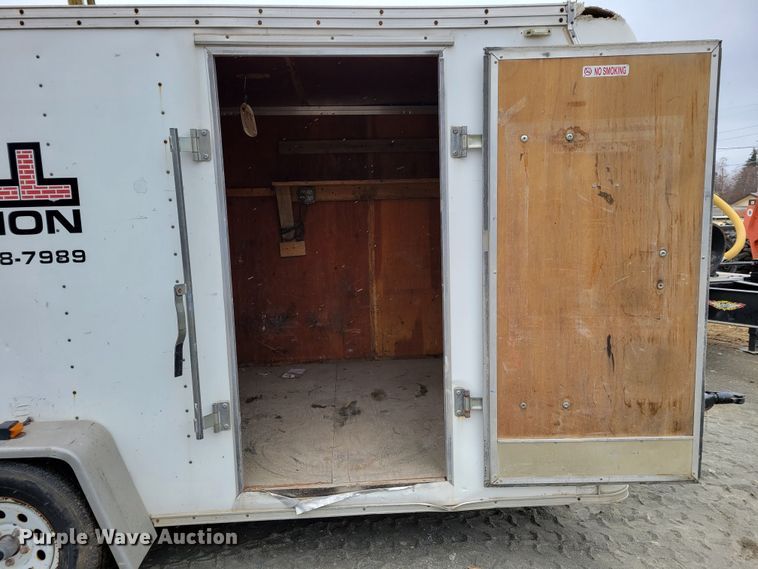 image for item DM8124 2000 Shop built  enclosed cargo trailer