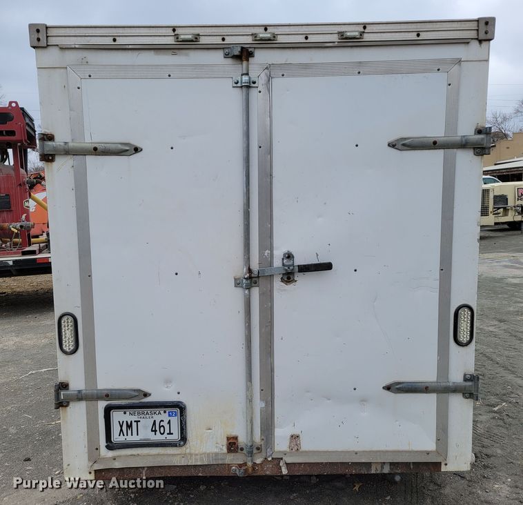 image for item DM8124 2000 Shop built  enclosed cargo trailer