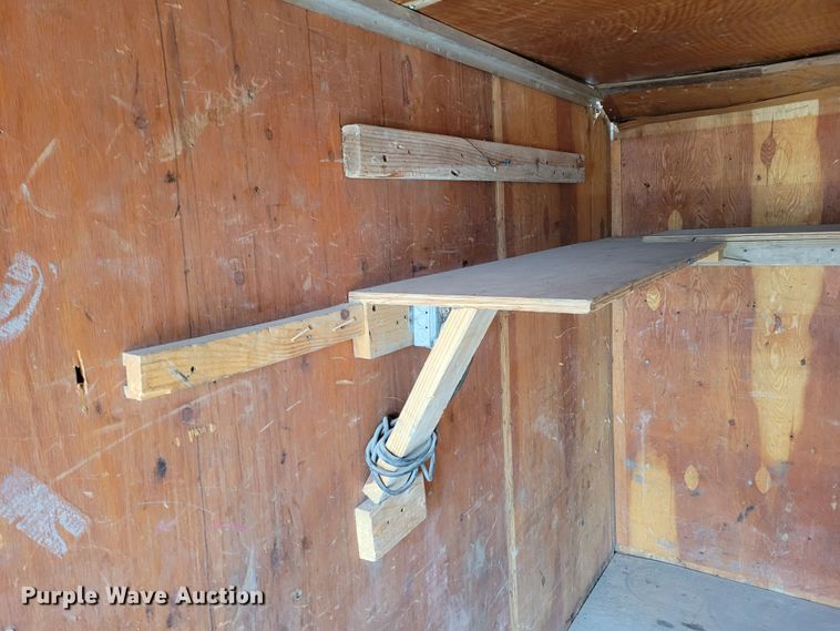 image for item DM8124 2000 Shop built  enclosed cargo trailer