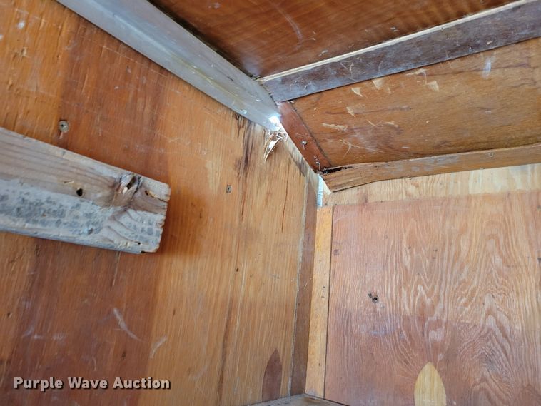 image for item DM8124 2000 Shop built  enclosed cargo trailer