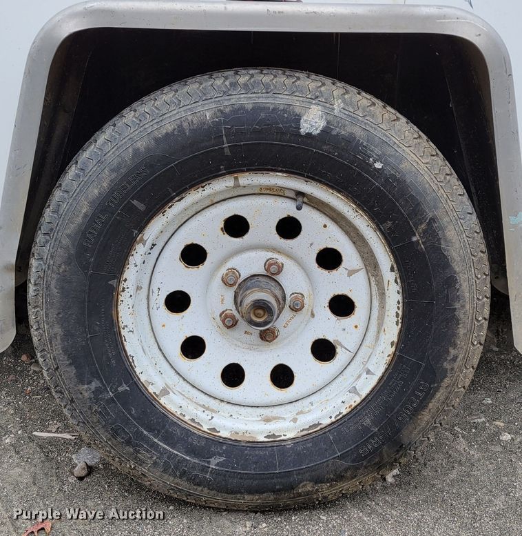 image for item DM8124 2000 Shop built  enclosed cargo trailer