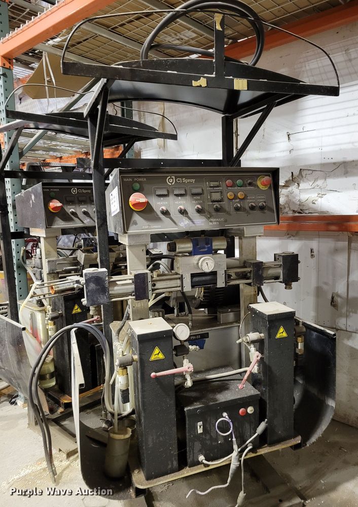 image for item DM8125 (2) Polyurethane Machinery Corp. CJ Spray foam units