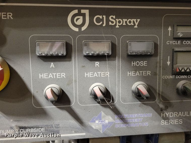 image for item DM8125 (2) Polyurethane Machinery Corp. CJ Spray foam units